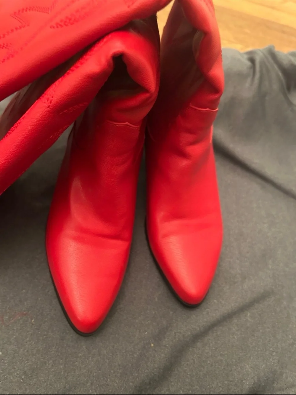 Red Western Boots - Bold Red Women’s Boots size 6.5